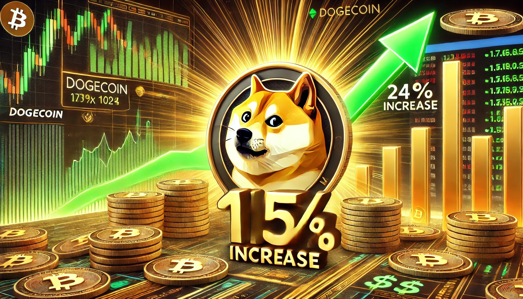 Dogecoin verzeichnet 15 Prozent Kursanstieg innerhalb von 24 Stunden