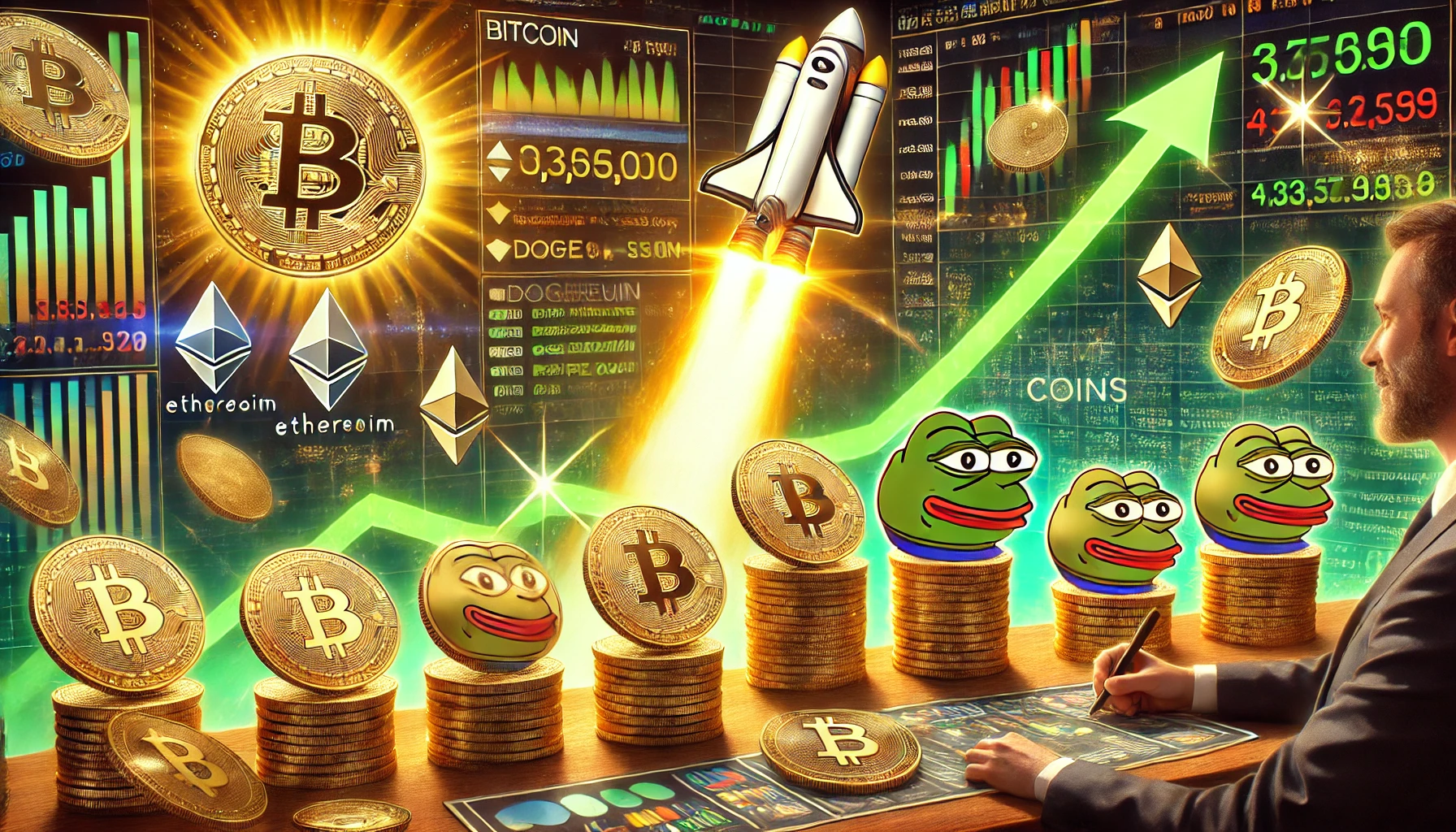 Trump treibt den Kryptomarkt an: Meme Coins heben ab!