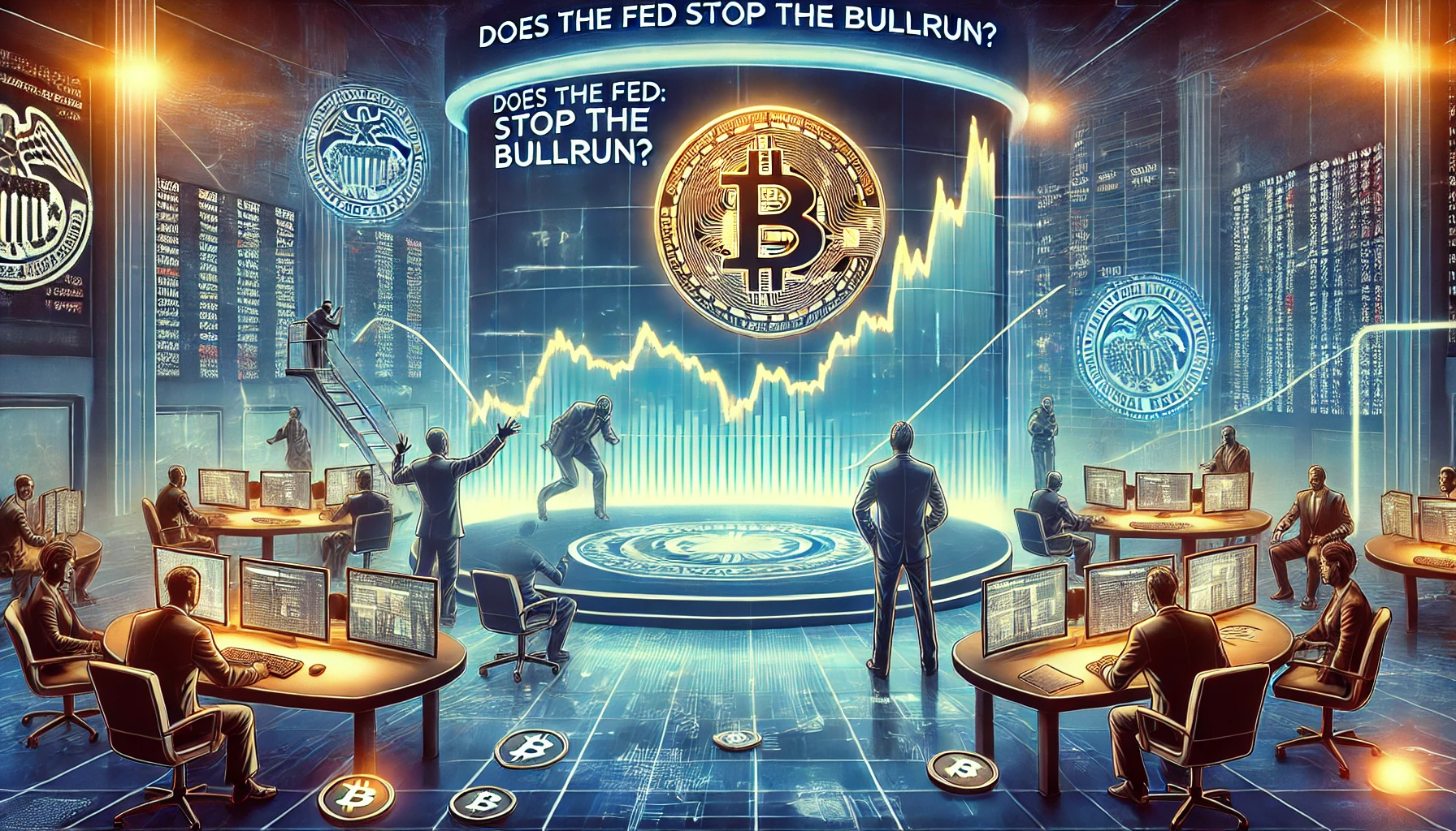 Krypto News: Stoppt die FED den Bullrun? Bitcoin fällt unter 100.000 US-Dollar